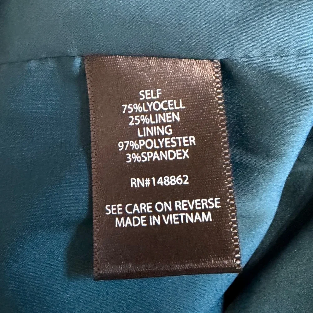 Torrid Studio Linen Blazer Legion‎ Blue Size 5 (5X) Lightweight